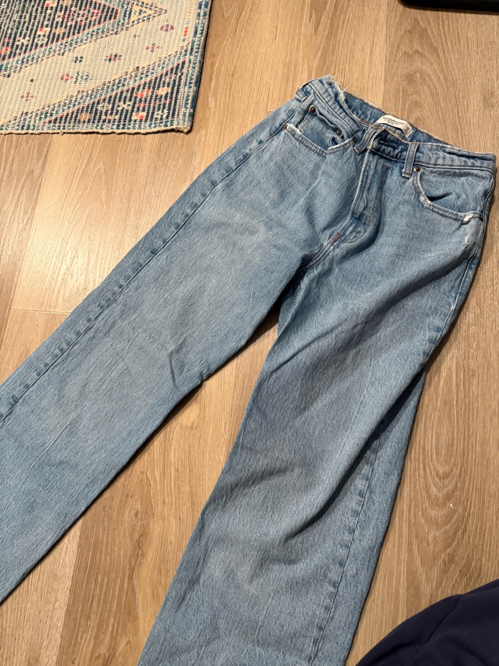 Abercrombie & Fitch Relaxed Light Blue Men's Jeans